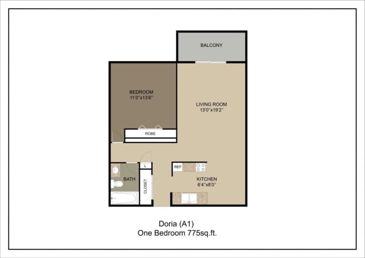 Brooklyn Park apartments for rent - image - 1br_doria (a1)_775sqft.webp