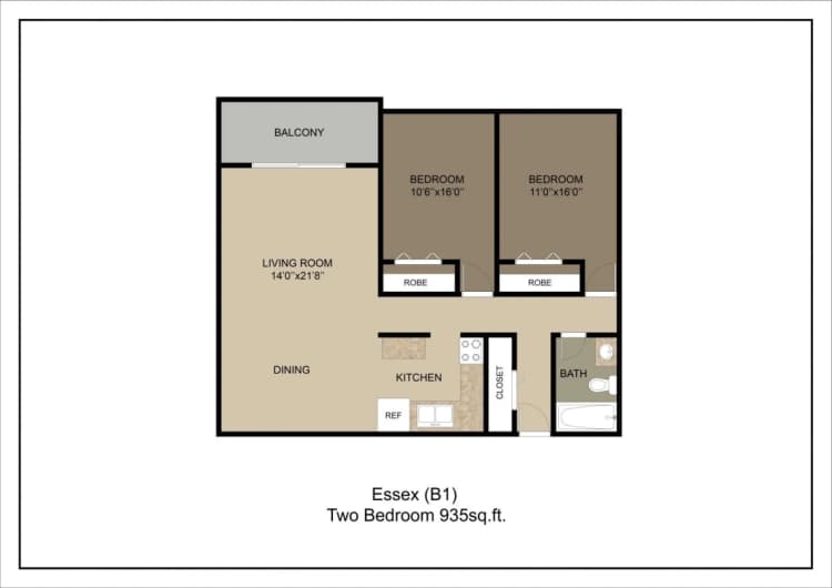 Brooklyn Park apartments for rent - image - 2br_essex (b1)_935sqft.webp