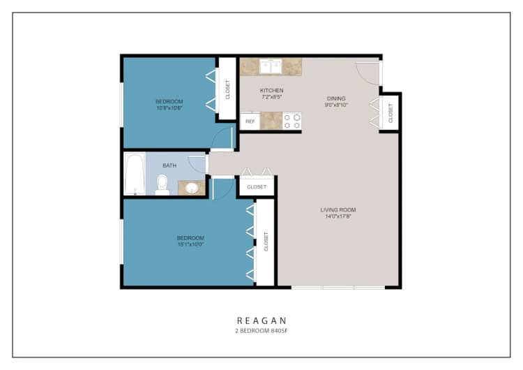 Brooklyn Park apartments for rent - image - poa_brooklynpark_mn_reagan_2br_840sf.webp